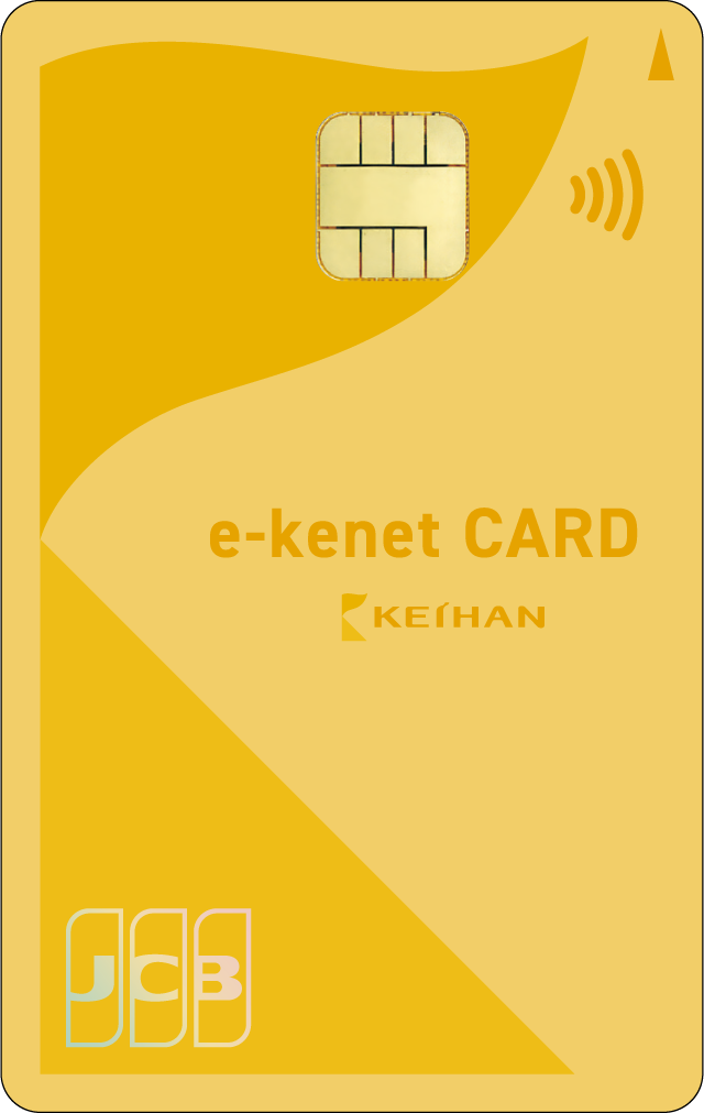 e-kenet JCBカード(ゴールド)の写真です
